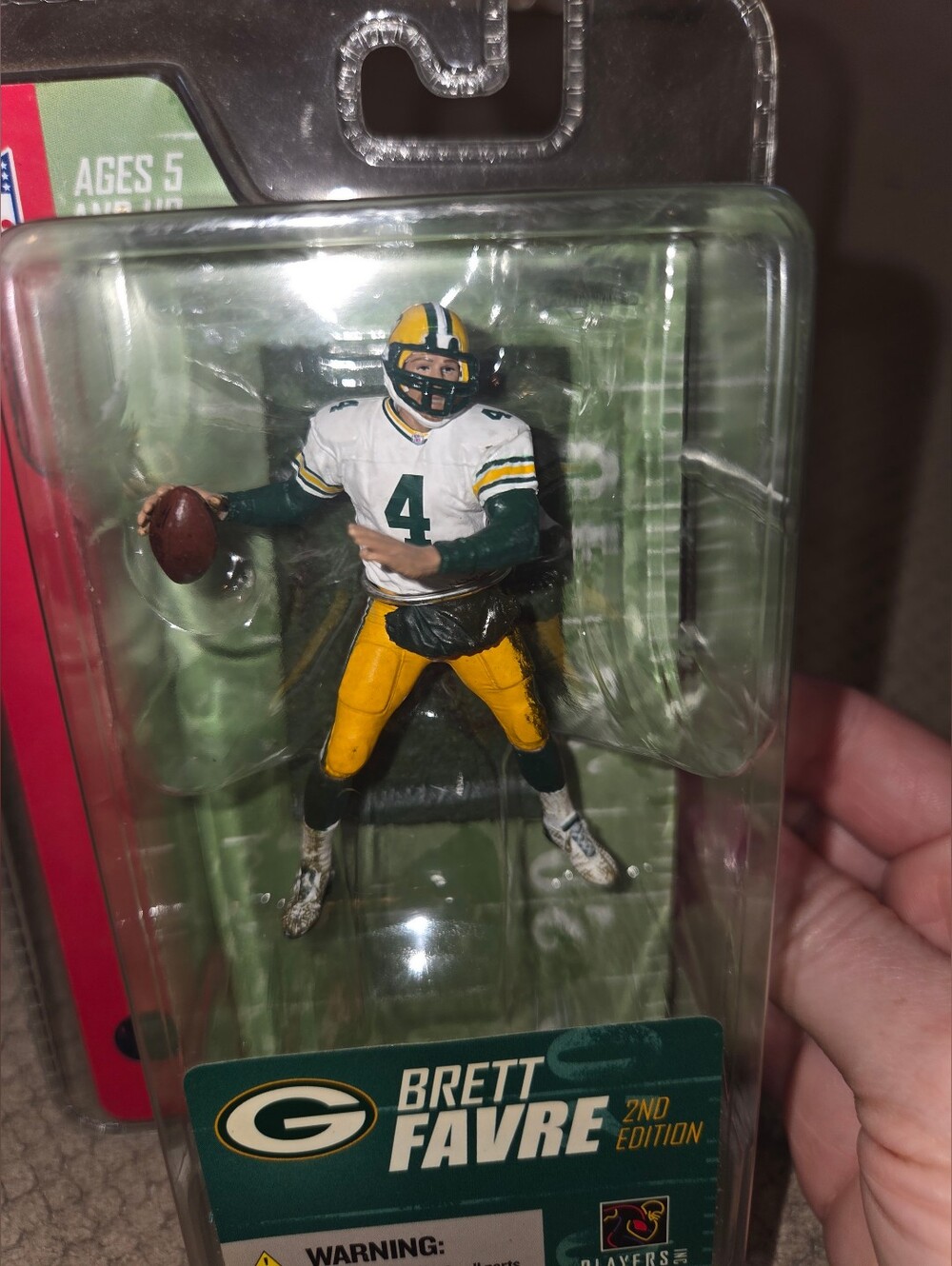 New McFarlane Sports Picks NFL Brett Favre 2nd Ed. Packers Figure 2005 - Picture 11 of 16